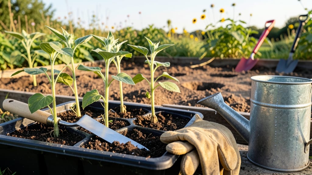When to Transfer Sunflower Seedlings: Soil Temperature Test That Prevents Leggy Stems