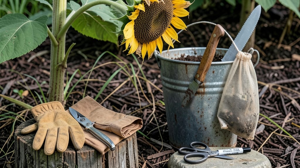 How to Know When to Harvest Sunflower Seeds: Check for Brown Backs and Dry Centers