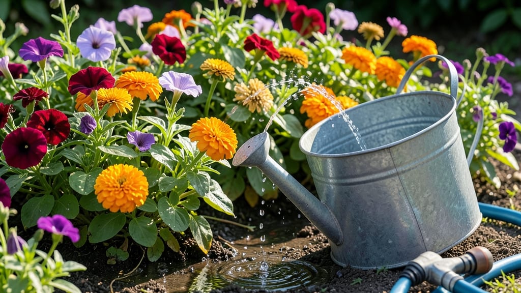 Best Time to Water Flowers Outside: Early Morning Secrets for Zero Waste