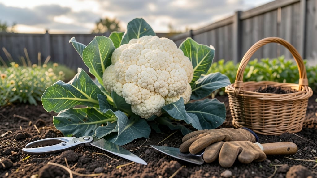 How to Harvest Cauliflower: Curds-Ready Test & Perfect Cutting Timing