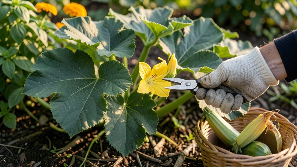 When to Pick Zucchini Flowers: Morning Harvest for Maximum Pollination Success