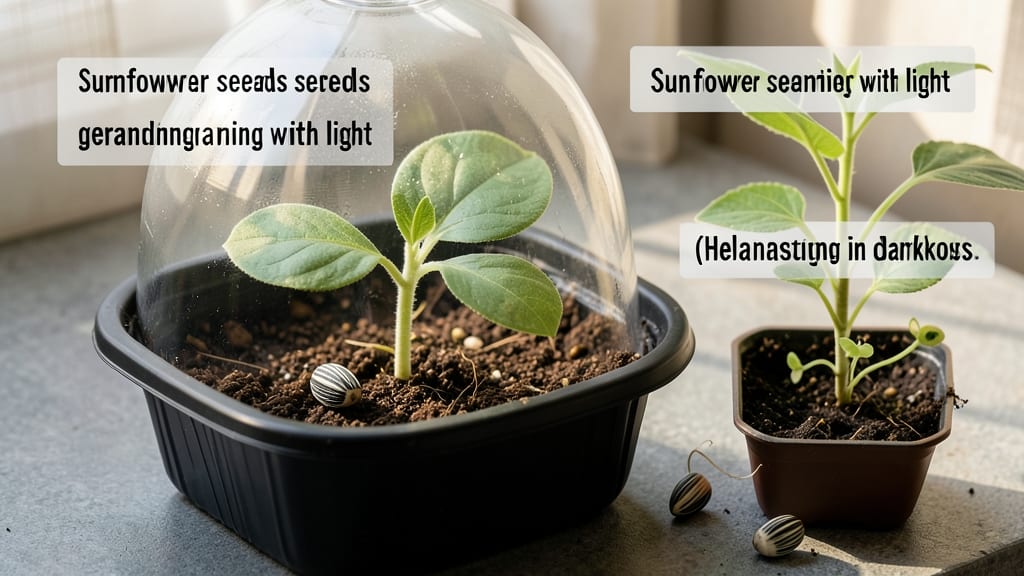 Do Sunflower Seeds Need Light to Germinate: Dark vs Bright Soil Secrets for Faster Sprouts