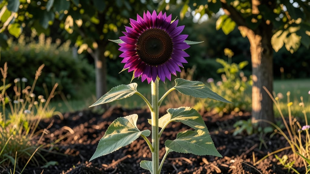 How Tall Do Purple Sunflowers Grow: Exact Height Guide by Variety