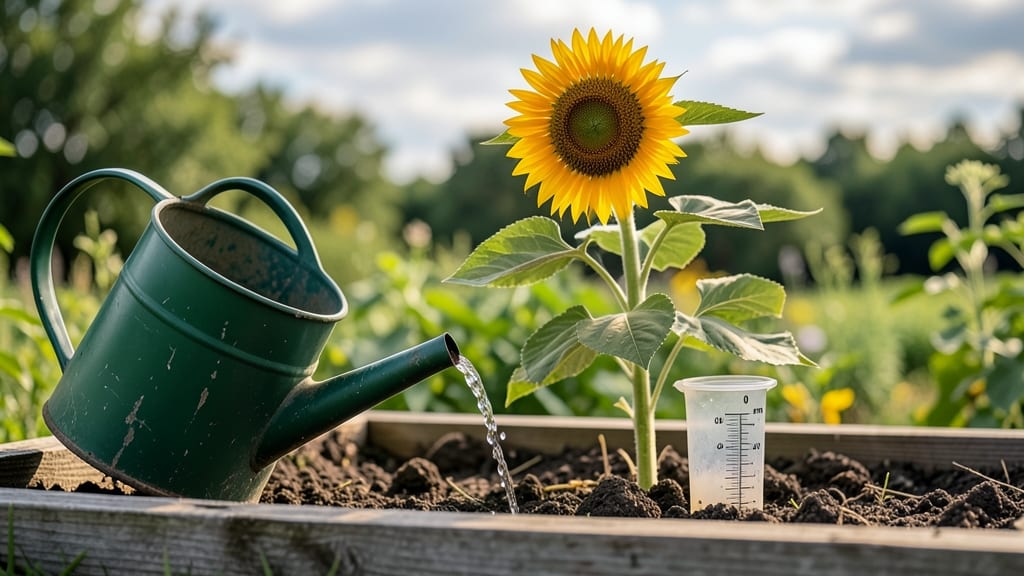 How Much Water Do Sunflowers Need: Weekly Deep-Soaking Schedule for Thriving Stalks