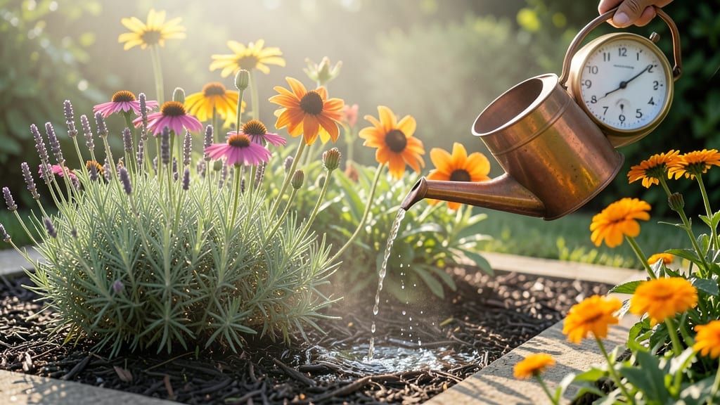 Best Time to Water Flower Beds: Morning Mist vs Evening Drench (Science-Backed Tricks)