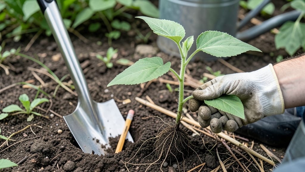 How Deep to Transplant Sunflowers: Root Depth Secrets for Stronger Stalks