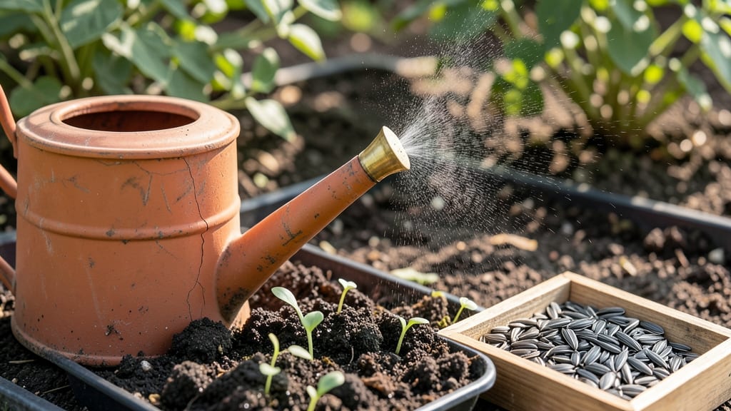 How Often to Water Sunflower Seeds: Germination Triggers and Early Care Mistakes